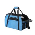 thumbnail image 3 of Bolsa para perros y gatos Bolsa para mascotas pequeña Bolsa de hombro transpirable Suave, liviana y cómoda Adecuada para camionetas, trenes y aviones (Azul, 43*23*29cm) JAMW Sencillez, 3 of 4