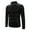 Black, variant on Men's Thermal Jacket Winter Warm Half Turtleneck Long Sleeve Base Layer Shirt for Outdoor Activities