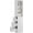 White, variant on Storage Cabinet Tall Narrow Bathroom Organizer with 3-Level Adjustable Shelves Slim Free Standing Space Saver for Living Room Kitchen, Gray
