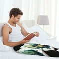 thumbnail image 5 of Bixox Men's Watercolor Turtle3 Patterned Pajama Pants with Pockets Lounge Clothes for Home, 5 of 5