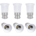 thumbnail image 1 of Mejorador de iluminación para el hogar, conversión de iluminación rentable con adaptador de casquillo de bayoneta con tornillo de bajo consumo, compatible con varios tipos de bombillas (6 piezas), 1 of 5
