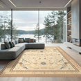 thumbnail image 2 of ODIKA 6'x9' Ultra-Soft Area Rug, Cow Spotted Abstract Symmetry Inspired Patchwork Bold Block Motif None Washable, Bare feet friendly, Silk-Touch for Guest Room, Bedroom, 2 of 7