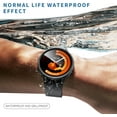 thumbnail image 3 of Galaxy Watch 7 40 mm Screen Protector - [6+6] Package Case + Tempered Glass Screen Protector Full Coverage Hard PC Protective Case HD Thin Cover for Samsung Galaxy Watch 7 40 mm Accessories, 3 of 5
