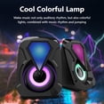 thumbnail image 4 of PEONAVET Sound Field Sound Field 1053 Speaker RGB Color Lights Subwoofer Box Desktop Audio Desktop, 4 of 5