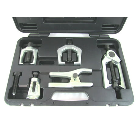 5pc Heavy Duty Front End Service Kit With Carrying Case Pitman Arm Ball