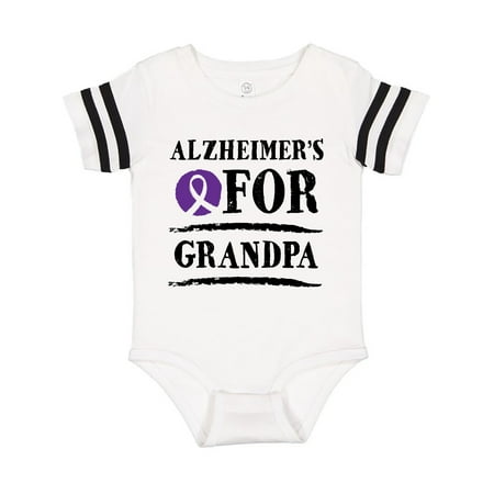 

Inktastic Alzheimers Awareness Ribbon Grandpa Gift Baby Boy or Baby Girl Bodysuit