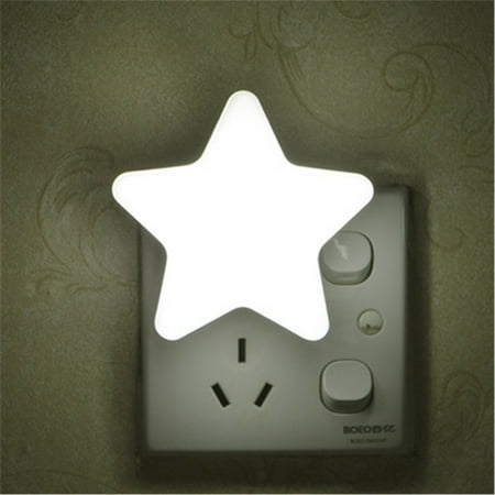 

Pmars Star Night Light Plug-in Light Control Sensor LED Bedside Lamp Creative Light