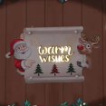 thumbnail image 2 of Christmas Wooden Signs with LED Lights Creative Delicate Cut Letters for Flat Dormitory Decoration, 2 of 3