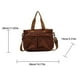 thumbnail image 4 of Bolso de hombro Minnieouse para mujer tela de pana plegable y fácil de llevar a rayas Verde militar, 4 of 6