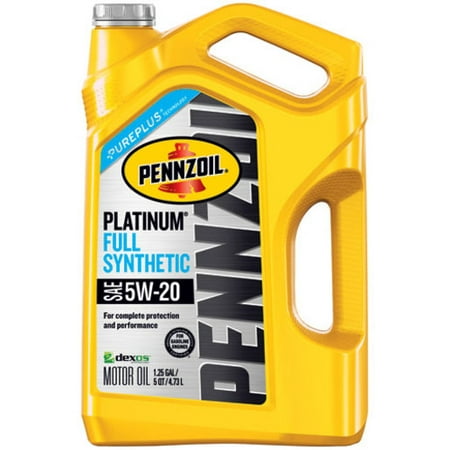 (3 Pack) Pennzoil Platinum 5W-20 Full Synthetic Motor Oil, 5