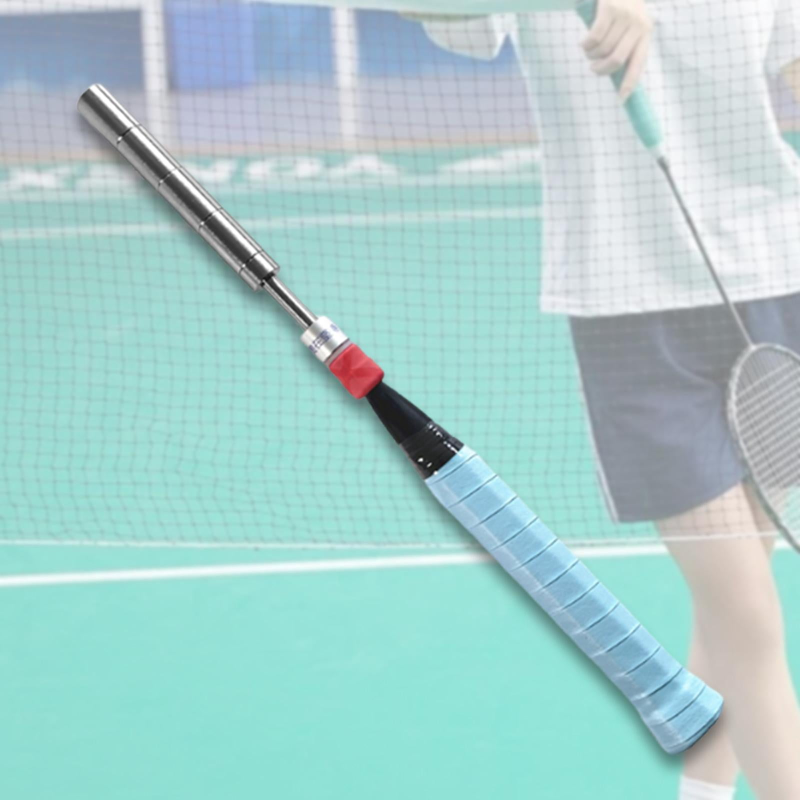 Dualoai Badminton Racket Swing Trainer Adjustable Weight Warm up Stick for Beginners 300g