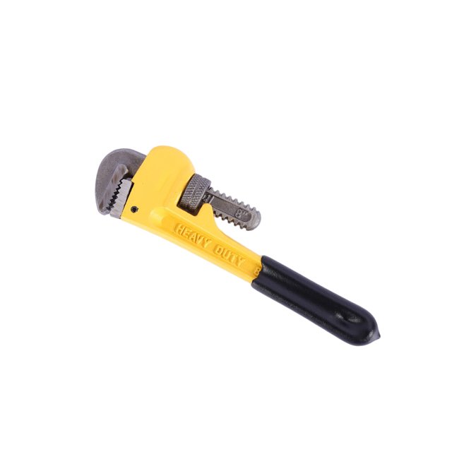Llave de servicio pesado, llaves de plomería, pinzas para tuberías, alicates de abrazadera, instalación, herramientas manuales profesionales, Herramientas y ferretería Amarillo 8 pulgadas Eigraketly TO012029-01