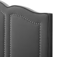 thumbnail image 4 of Headboard, Twin Size, Velvet, Dark Grey Gray, Modern Contemporary Urban Design, Bedroom Master Guest Suite, 4 of 10