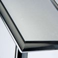 thumbnail image 4 of M&T Displays Curved Menu Board, 18x22 inch Black Pedestal Sign Holder Floor Standing Aluminum Front Loading Easy Open Poster Message Advertisement Holder for Restaurant Cafe Hotel (100-Pack), 4 of 7