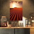 thumbnail image 1 of Endless Desert Dunes Brunes - Art Mural Moderne sur Toile, 1 of 3