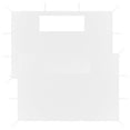 thumbnail image 1 of Paredes laterales para gazebo VidaXL con ventanas de PVC transparente, 2 unidades, blancas, 1 of 5