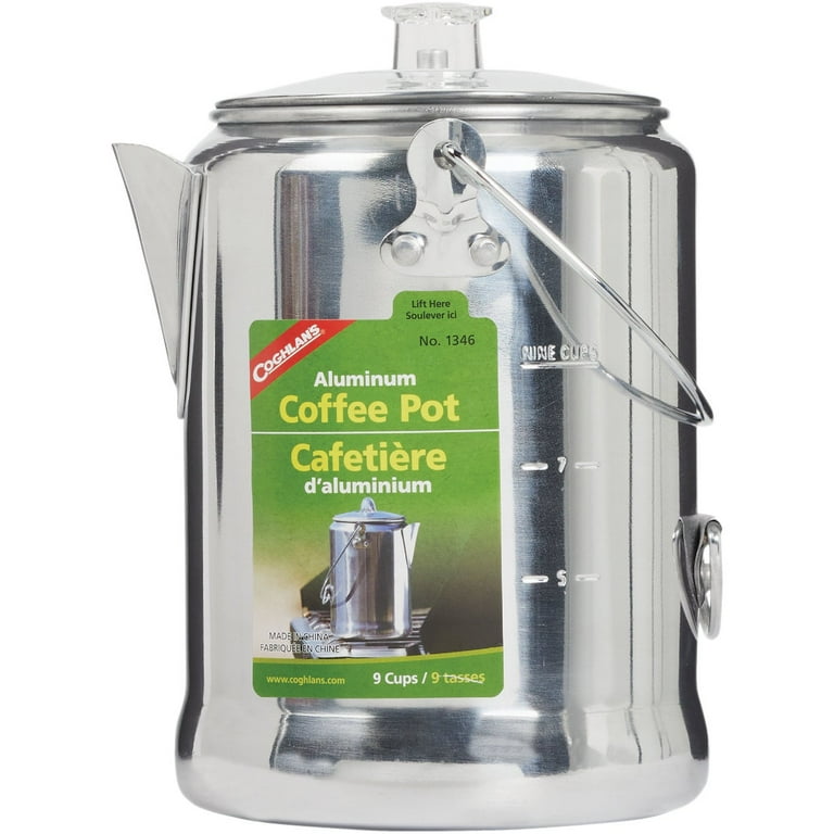 Coghlan's Aluminum 9-Cup Coffee Percolator, Model RRK150 - Walmart.com