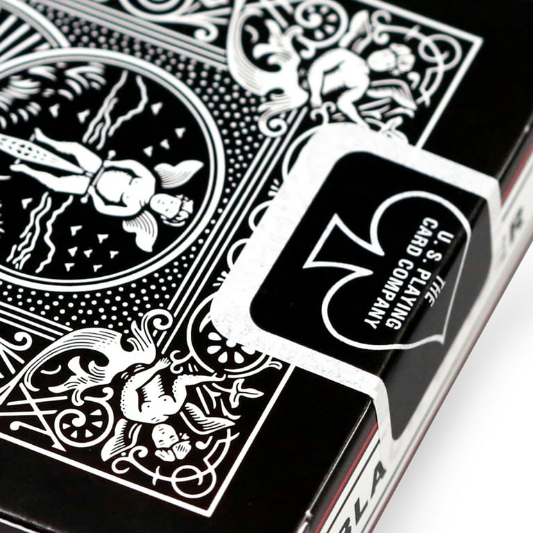 Bicycle black spider deck sale