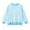 Light Blue Striped, variant on Girls Striped Sweater Cotton Knit Crew Neck Pullover Tops Girls Casual Fall Winter Clothes, 5-16