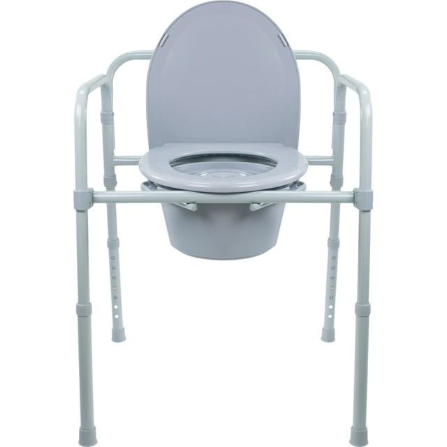 Silla Cómodo Ducha Aumento WC Baño 3en1 Lujo Inodoro Acolchado