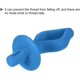 thumbnail image 4 of Carretes de hilo de bobina, soporte de clips de carrete de silicona para bordado de máquina de coser (multicolor) (12 piezas), 4 of 5