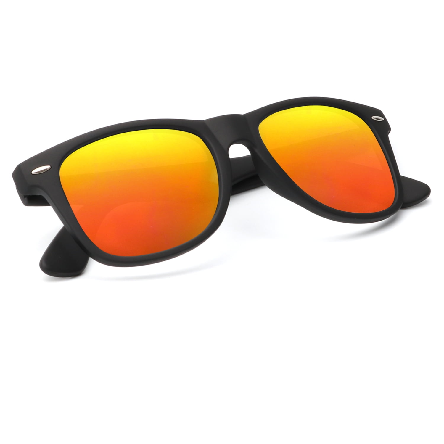 100 Classic Sports Sunglasses Polarized Colorful Lenses Vintage Square UV Protection Glasses Women