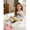 thumbnail image 2 of Little hand Long Sleeve Shirts For Girls Rainbow Graphic Tee Cotton Casual Crewneck T-Shirt 4-10 Years, 2 of 7