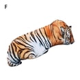 thumbnail image 1 of TH Realistic Animal 3D Pillow Tiger Soft Plush Toy Double-sided Printing Cat Doll, 1 of 5