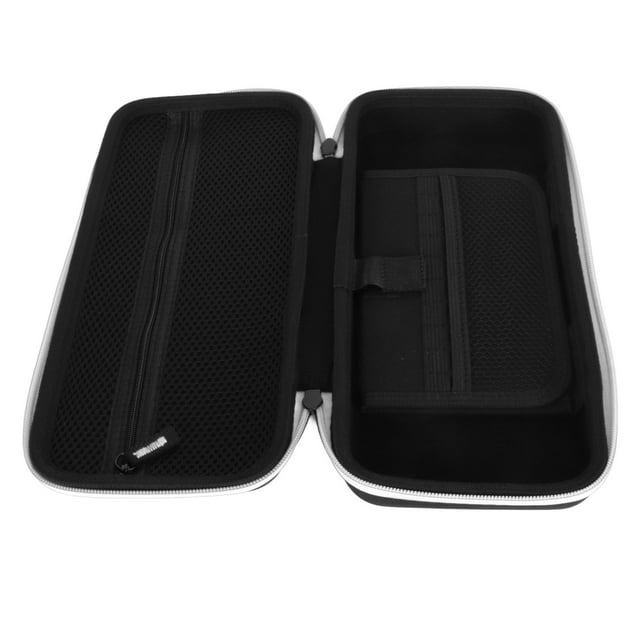Game Console Protective Case, Handheld Nylon EVA Hard Shell Storage Bag, Portable Shockproof Antisratch Console Box with Hand Belt for Daily Use Travel Camping