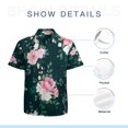 thumbnail image 7 of High Quality Hawaiian Shirts for Men Short Sleeve Aloha Beach Shirt Floral Summer Casual Button Down Shirts Blouses VEA4MS, 7 of 7