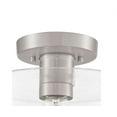 thumbnail image 5 of Hampton Bay WESTBROOK 8 in. 1-Light Brushed Nickel Flush Mount, 5 of 5
