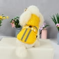 thumbnail image 1 of Topcobe Waterproof Cozy Dog Hoodie with D-ring, S-2XL Yellow, 1 of 8