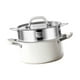 thumbnail image 5 of Olla de acero inoxidable moderna para sopa con tapa para guisar y hervir Doble capa, 5 of 7