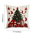 thumbnail image 3 of Uuiauoio Christmas Pillow Covers Pillow Case Christmas Xmas Winter Home Decor Living Room House Decorative Cushion Case for Sofa Couch,Holiday Themed Decorative Pillow Cases, 3 of 6