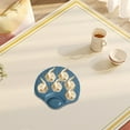 thumbnail image 6 of HomeDM Snack Bowl Dishes, Dumpling Plate with Dipping Saucer, Plastic Sushi Platter, Shell Shape Dessert Plates for Home Kitchen, Snack Dessert Salad Fries Fruit, 6 of 6
