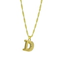 thumbnail image 2 of Latrodar Personality Imitation Gold 26 English Letter Necklace Fashion Trend Jewelry Gift Gold up to 60% Off, 2 of 2