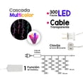 thumbnail image 2 of Serie Navideña La Merced Luz Led Multicolor Destellos 300 Focos 3.25 m, 2 of 3