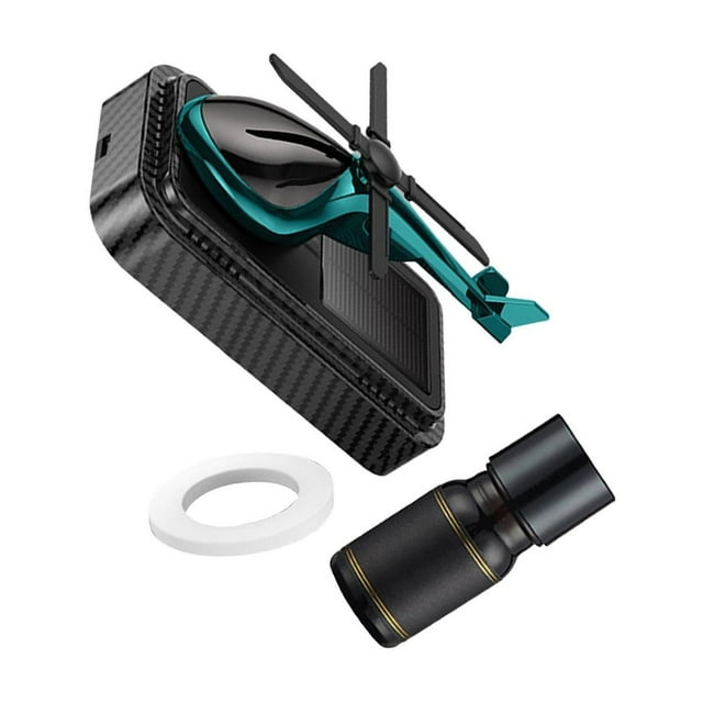 ZheElen Powerful Copper Motors Airplane Car solar,which automatically rotates Oil Diffusers Efficiently Spread Fragrance Without Charging