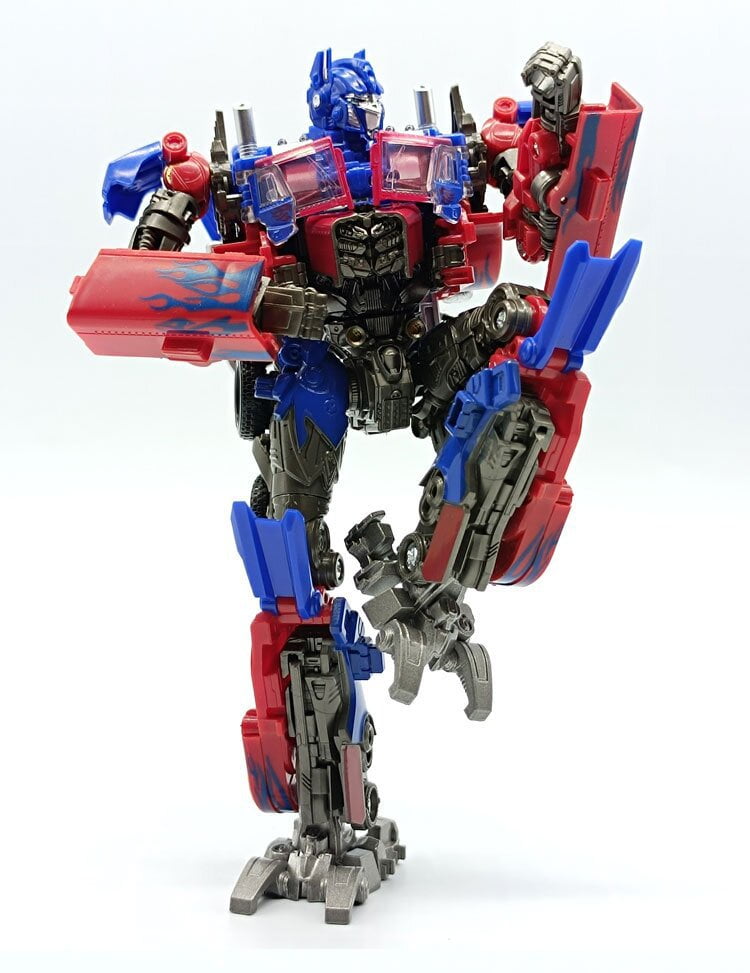 6.7-Inch White Optimus Prime Robot Model (TW-1022)