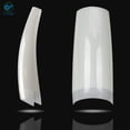 thumbnail image 6 of Deago 500pcs Lady French Acrylic Style Artificial False Nails Half Tips with Box for Nail Salons and DIY Nail Art, 10 Sizes (Natural), 6 of 10