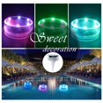 thumbnail image 1 of 16 RGB Cambio de color Luz de piscina subacuática IP68 RGB LED Cambio de color Lámpara de luz de piscina subacuática para estanques de acuarios Decora Bateria cargada Soledad Luz de piscina, 1 of 7