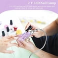 thumbnail image 4 of Uv Led Nail Lamp - Mini Led Nail Lamp Gel X Lamp For Nails With Securing Clip Rotatable Led Light, 4 of 5