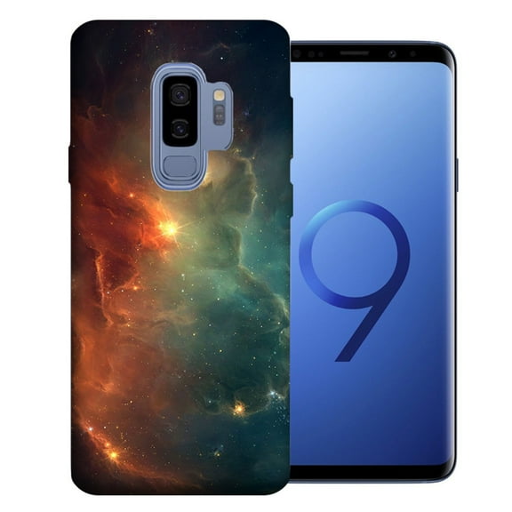 MUNDAZE For Samsung Galaxy S9 Plus Nebula Design TPU Gel Phone Case Cover