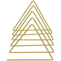 Masteelf Triangle Desk File Organizer Desktop Magazine Holder File Sorter Metal Documents Holder Rack Bookshelf Organizer for Office School Home Golden