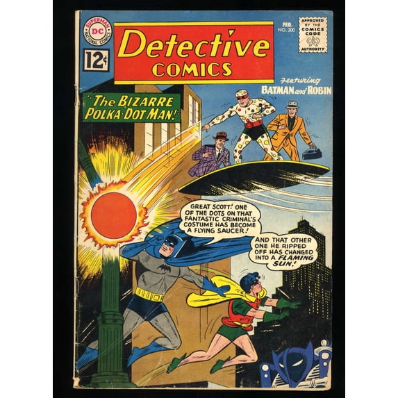 Detective Comics #300 VG- 3.5 1st Appearance Polka Dot Man! Comic Book