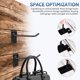 thumbnail image 3 of FESTFENDS 20Ud Para Pared Negro De Acero Resistente Para Optimizar Espacios En Hogar, 3 of 8