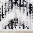 thumbnail image 2 of Novelle Home Meridian Grey Diamond Distressed Rug, 2 of 10