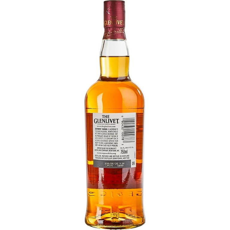 The Glenlivet 15 Year Old Single Malt Scotch Whisky, 750 ml