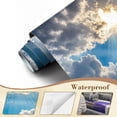 thumbnail image 4 of Enchanted Forest Wallpaper Dramatic Sky Sun Breaking Dark Clouds Peel and Stick Wall Murals 69"H x 96"W Removable PVC Wall Paper Self-Adhesive Wall Paintings for Bedroom Living Room, 4 of 7