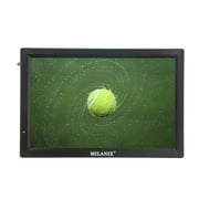 Milanix 13.3" Portable Widescreen LED TV with HDMI, VGA, MMC, FM, USB/SD Card Slot, Built in Digital Tuner, AV Inputs, and Remote Control